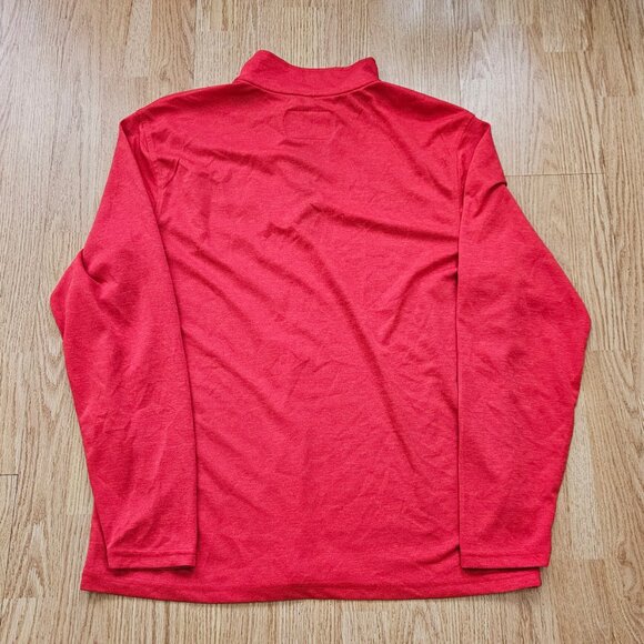 Men's The Ohio State Authentic Apparel 1/4 Zip - Garnet & Grey - Medium - Used - Picture 3 of 3